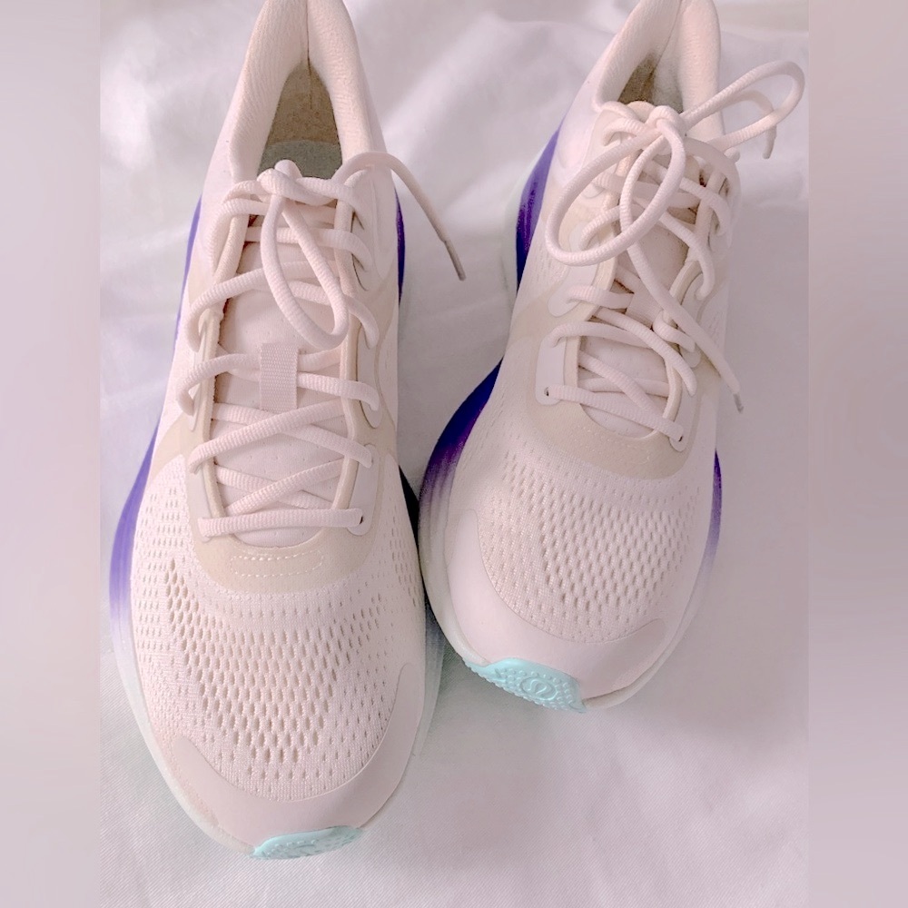 Lululemon Women's Blissfeel Running Shoe - Cream and Purple - Picture 6 of 12